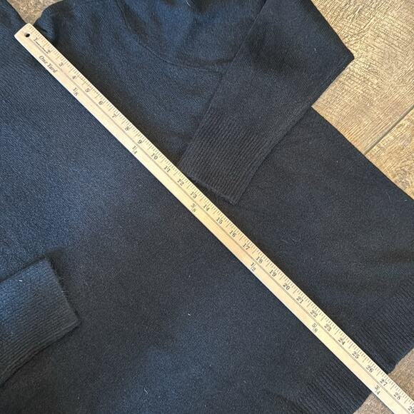 NWT Halogen Women's Cozy Turtleneck Sweater Black Size 1X - Picture 5 of 8